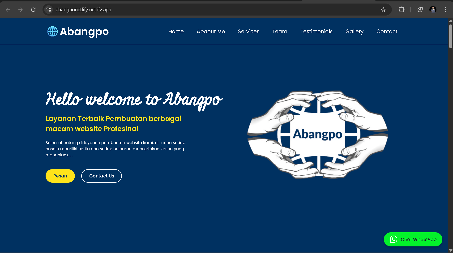 Portofolio Website Layanan Digital